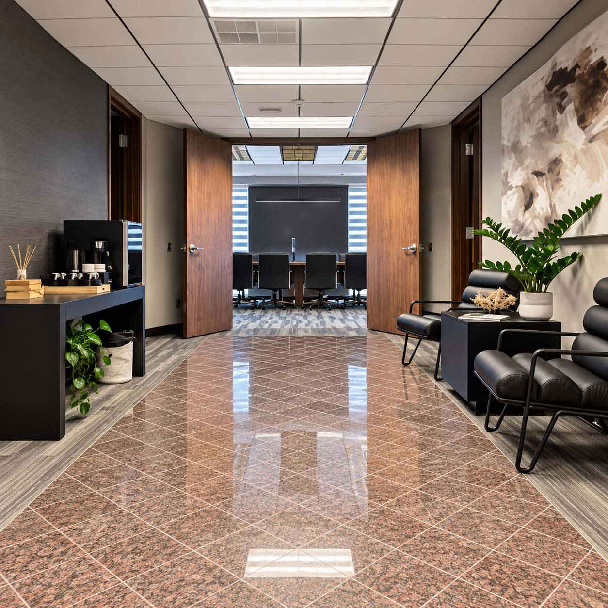 austin law office interior hall