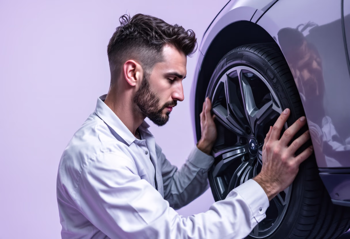 image of car tire rotation service