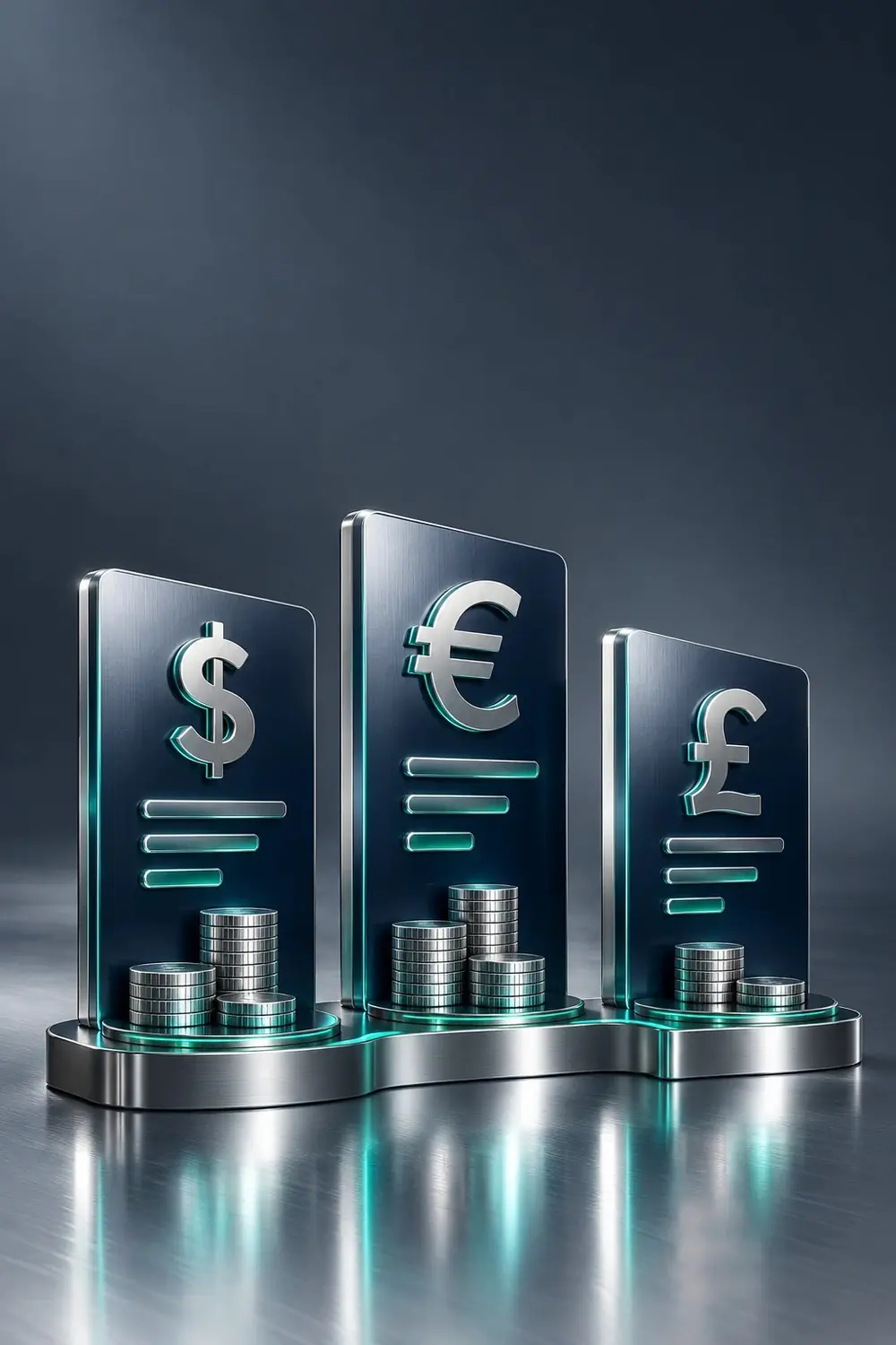 Coin case holding dollar, USDT, euro and bitcoin coins