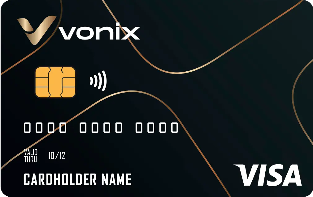 Vonix Visa card