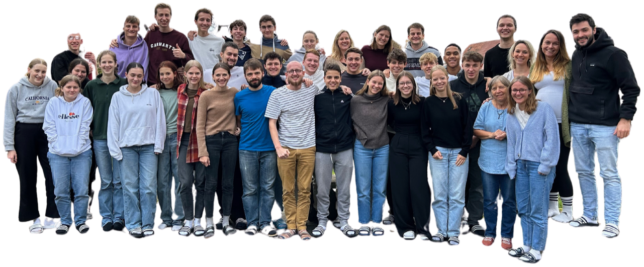 Gruppenfoto des Mitarbeiterkreises vom CVJM LuHo