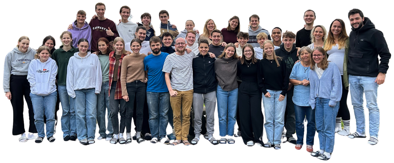 Gruppenfoto des Mitarbeiterkreises vom CVJM LuHo