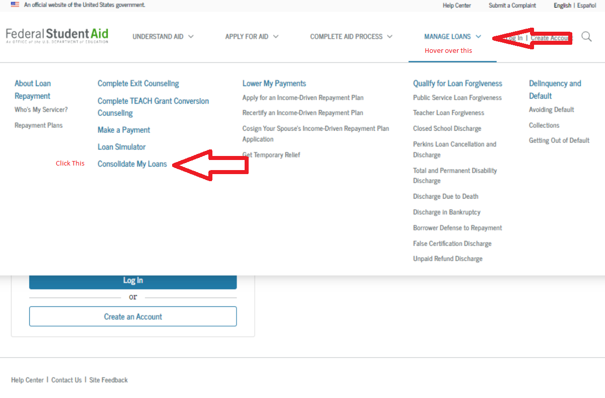 click login