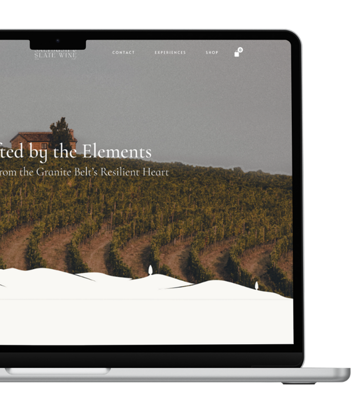 Saltbush and Slate redesigned website concept