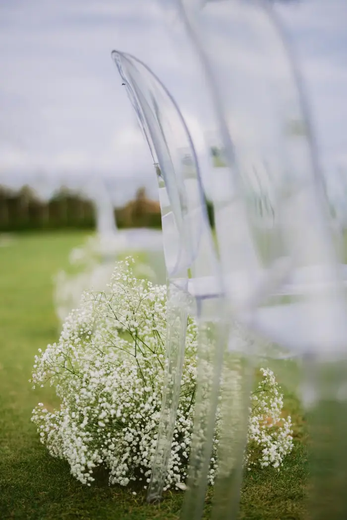 Wedding setting at The Lawn at Senja