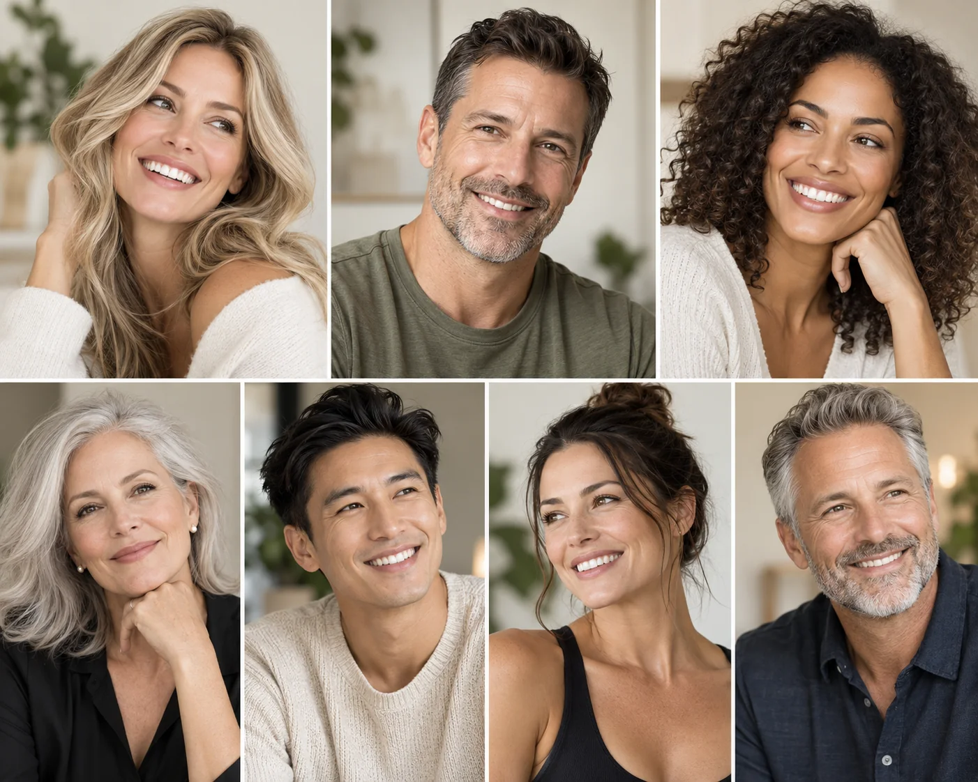 A diverse group of Nurse Julie ATX clients
