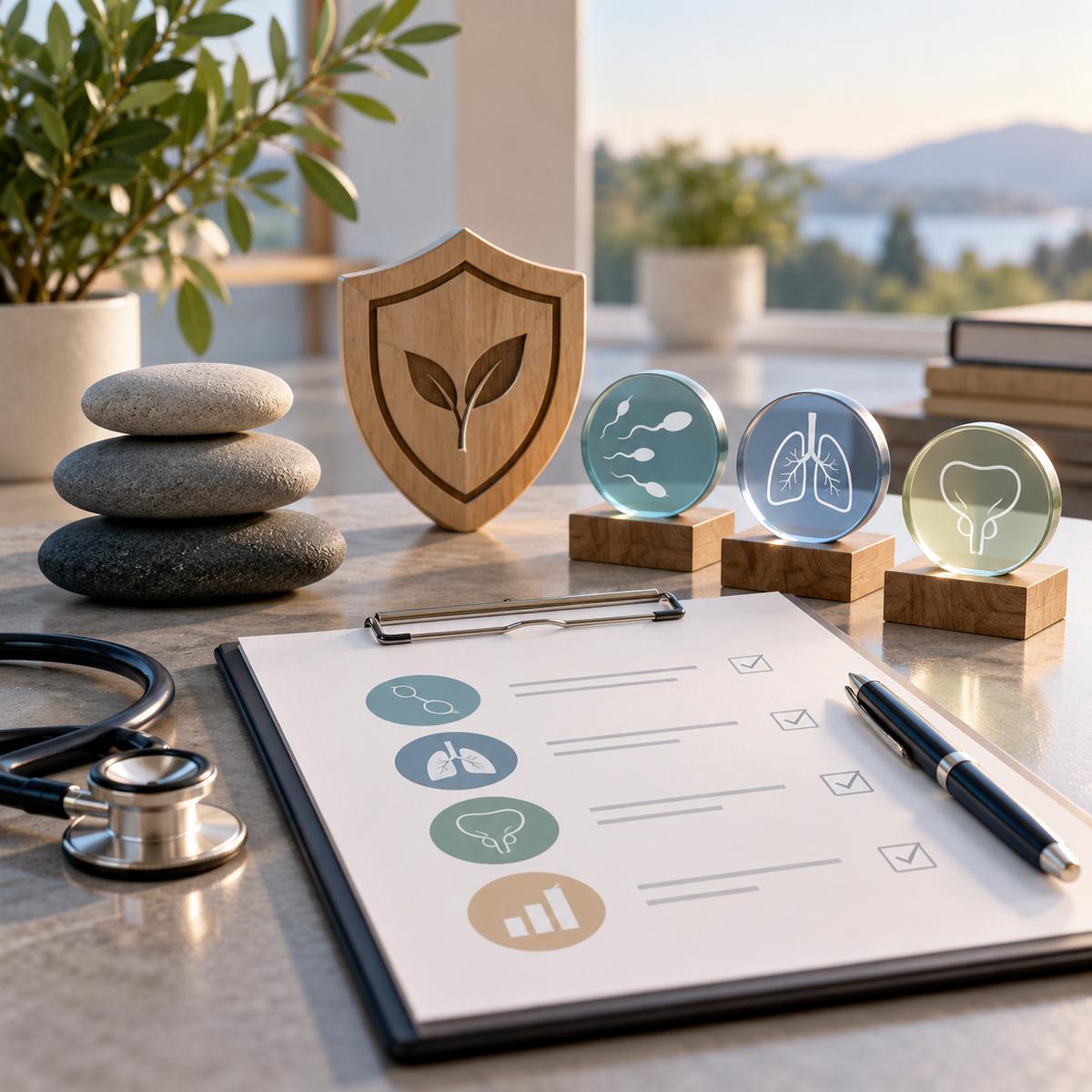 Personalized wellness planning with supplements and a treatment assessment