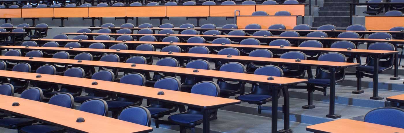 lecture hall at large public university