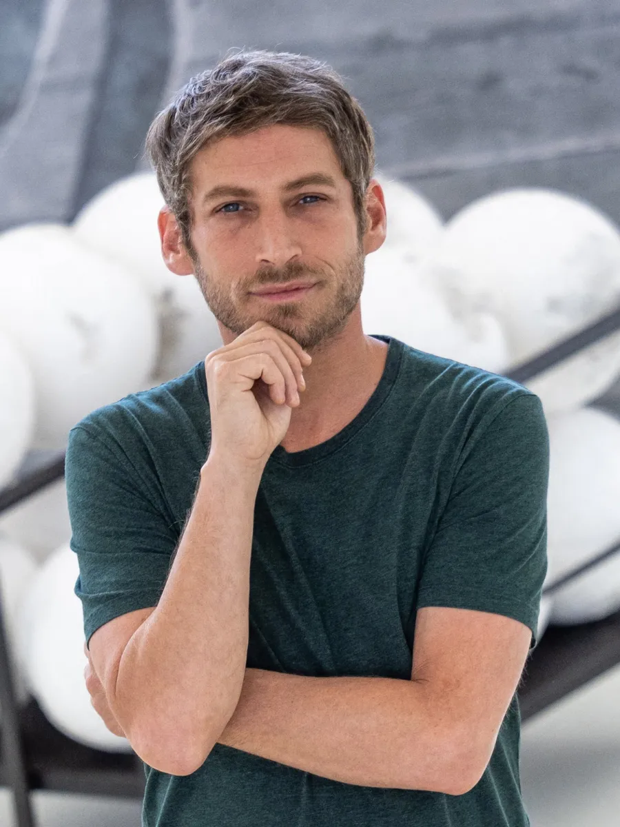 A portrait of designer ORA-ÏTO, creator of the ORA-ÏTO design hotel in Paris 1st arrondissement
