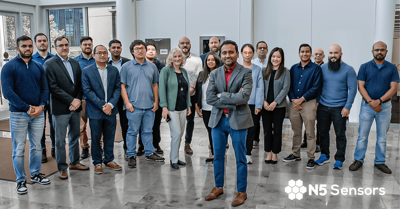 Group photo of the N5 Sensors team.