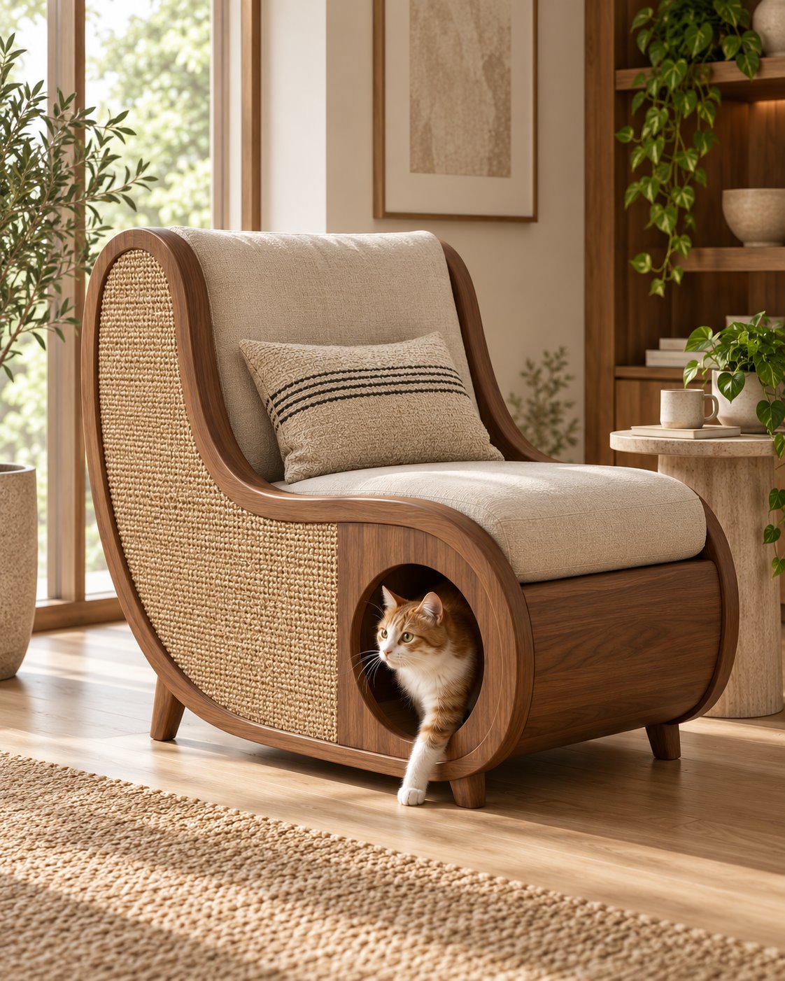 Human-Pet Lounge Chair