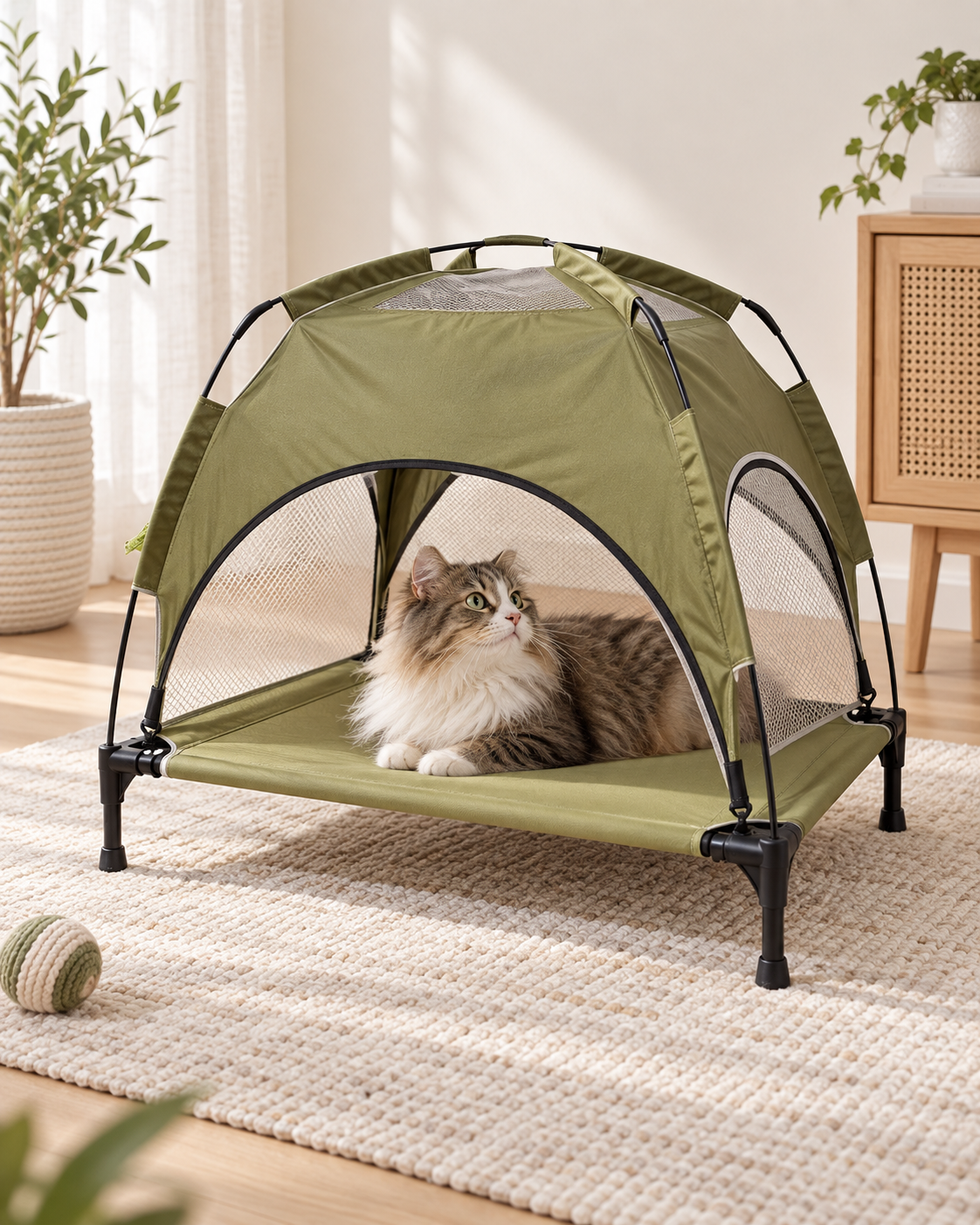 Elevated Canopy Pet Bed