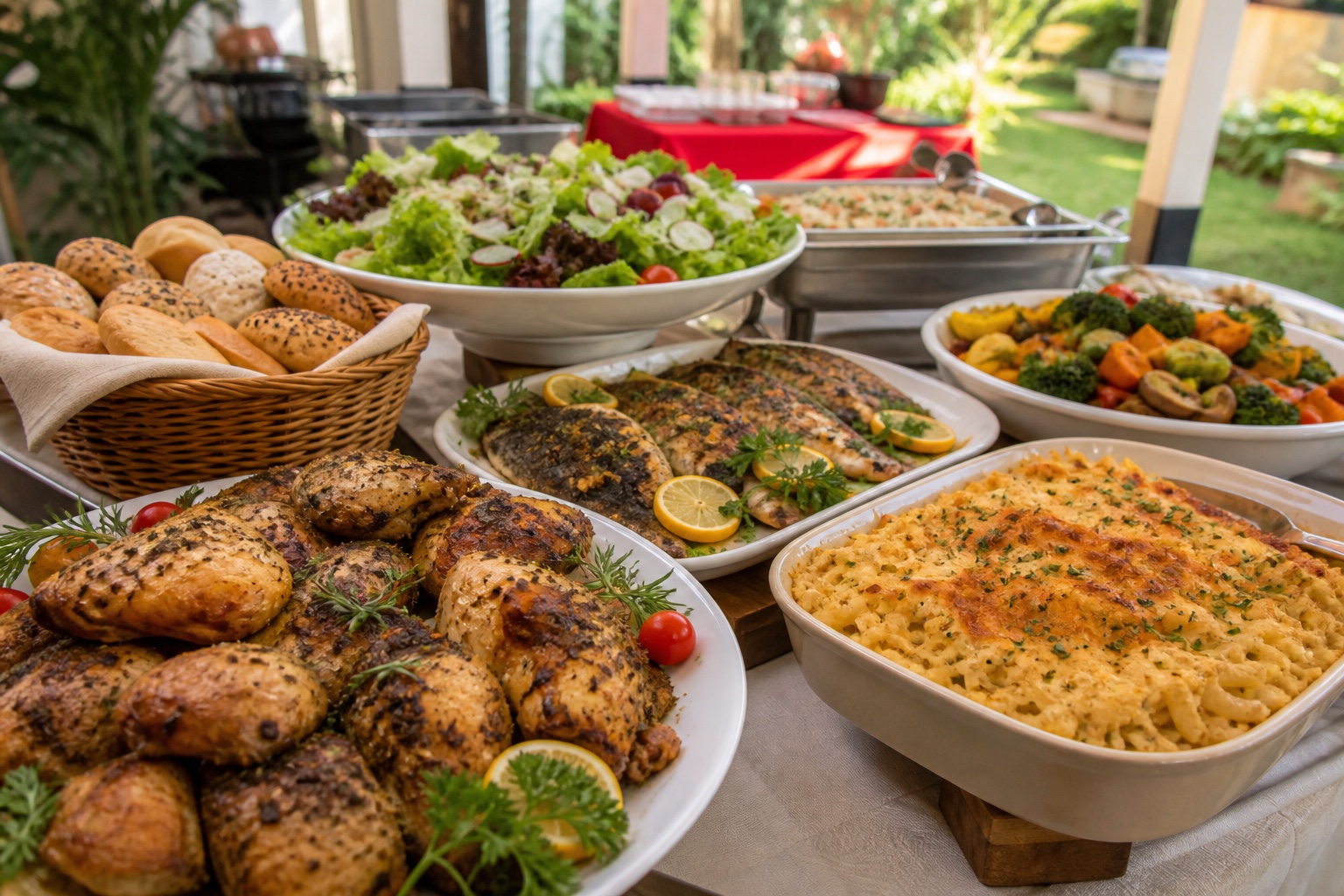 Western catering dishes