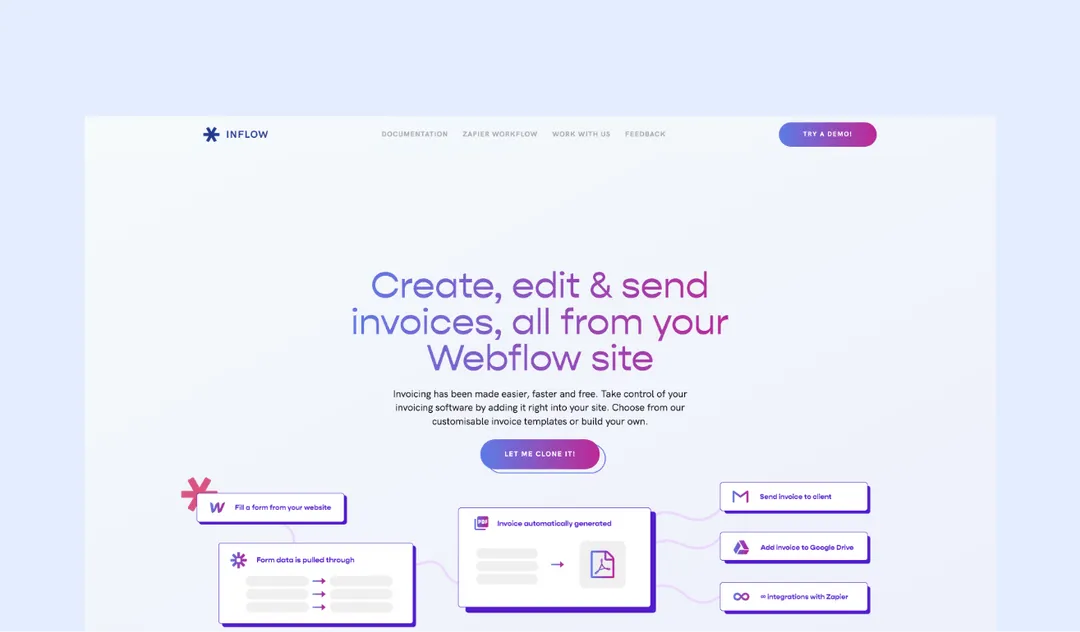 Portfolio landing screen image