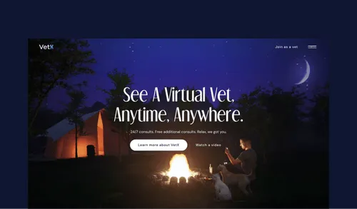 Portfolio landing screen image