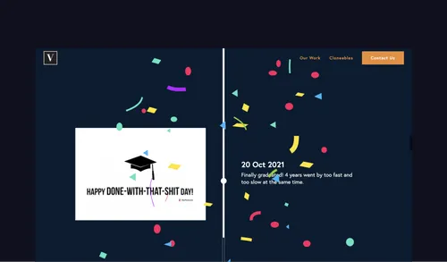 Portfolio landing screen image