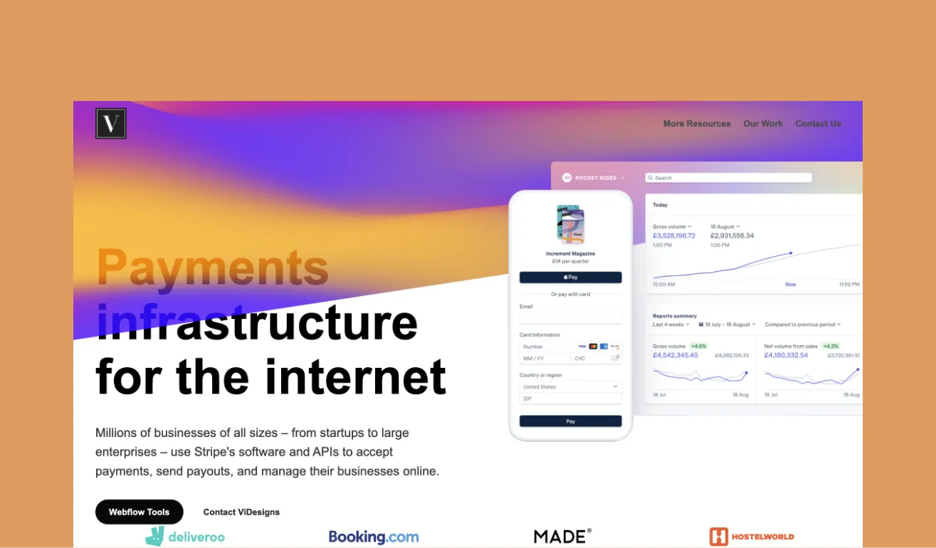 Portfolio landing screen image