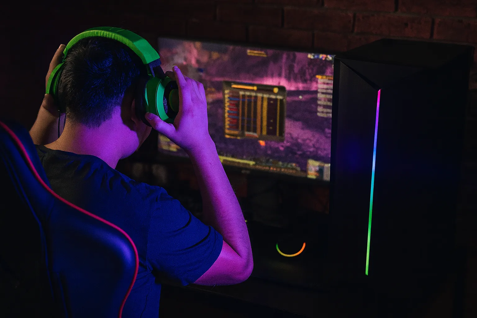 PC gamer Hexacore en situation
