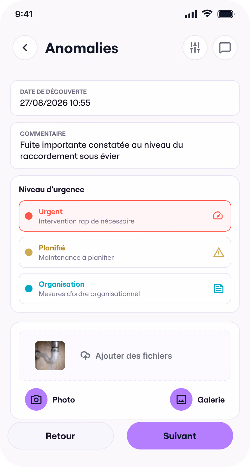 La gestion du bâtiment dans l'application Deemply