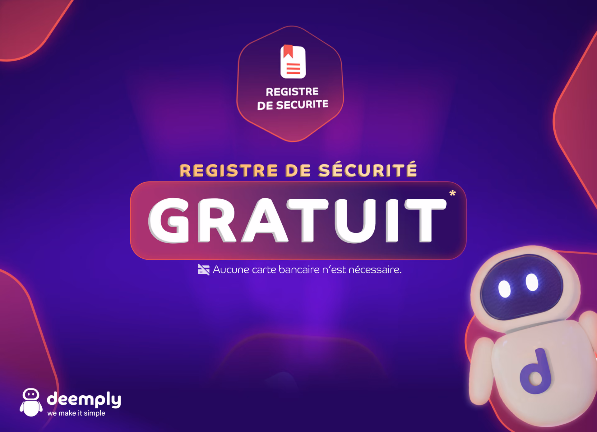 Registre de sécurité gratuit, nouveau module signé Deemply