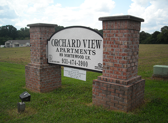 Monument sign