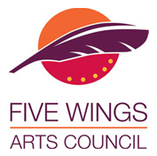 five wings arts council logo