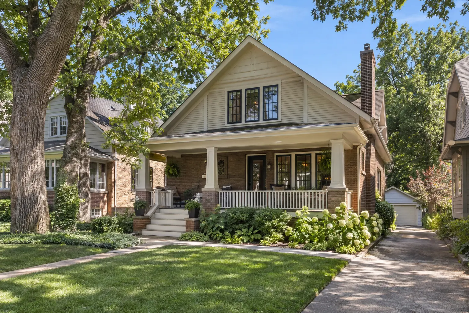Updated vintage single-family home on a tree-lined residential street in La Grange, Illinois