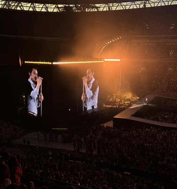 A concert at Wembley Stadium
