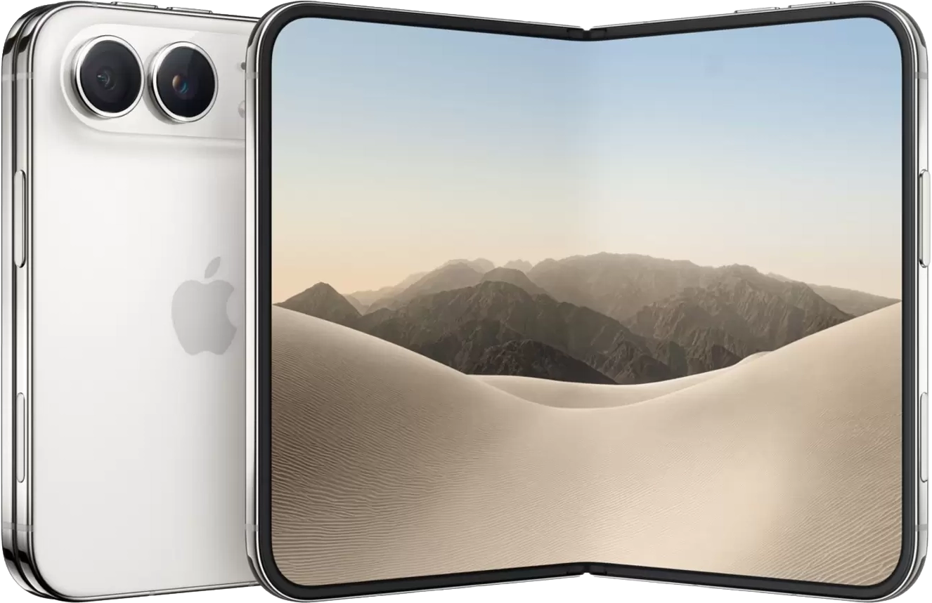 iPhone Duo foldable in silver