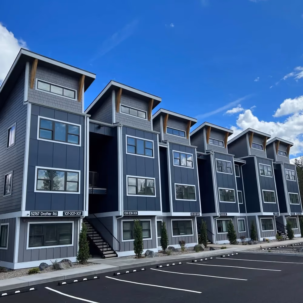 Side view of community