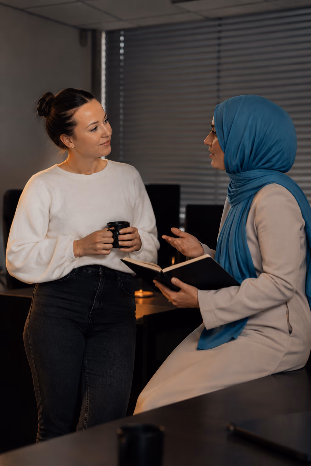 Finpoint collega's in overleg