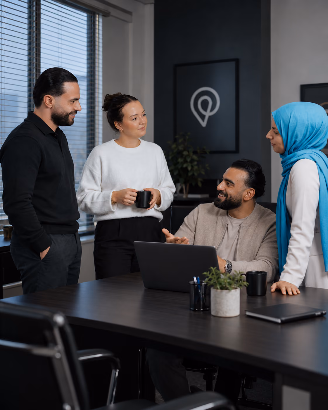 Team van Finpoint tijdens financieel overleg