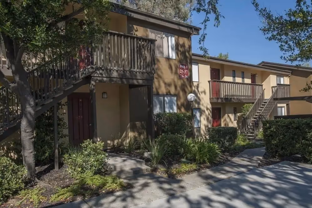 Exterior of apartments