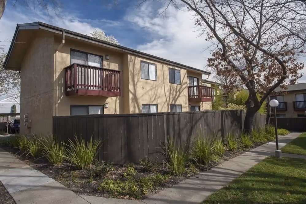 Exterior of apartments