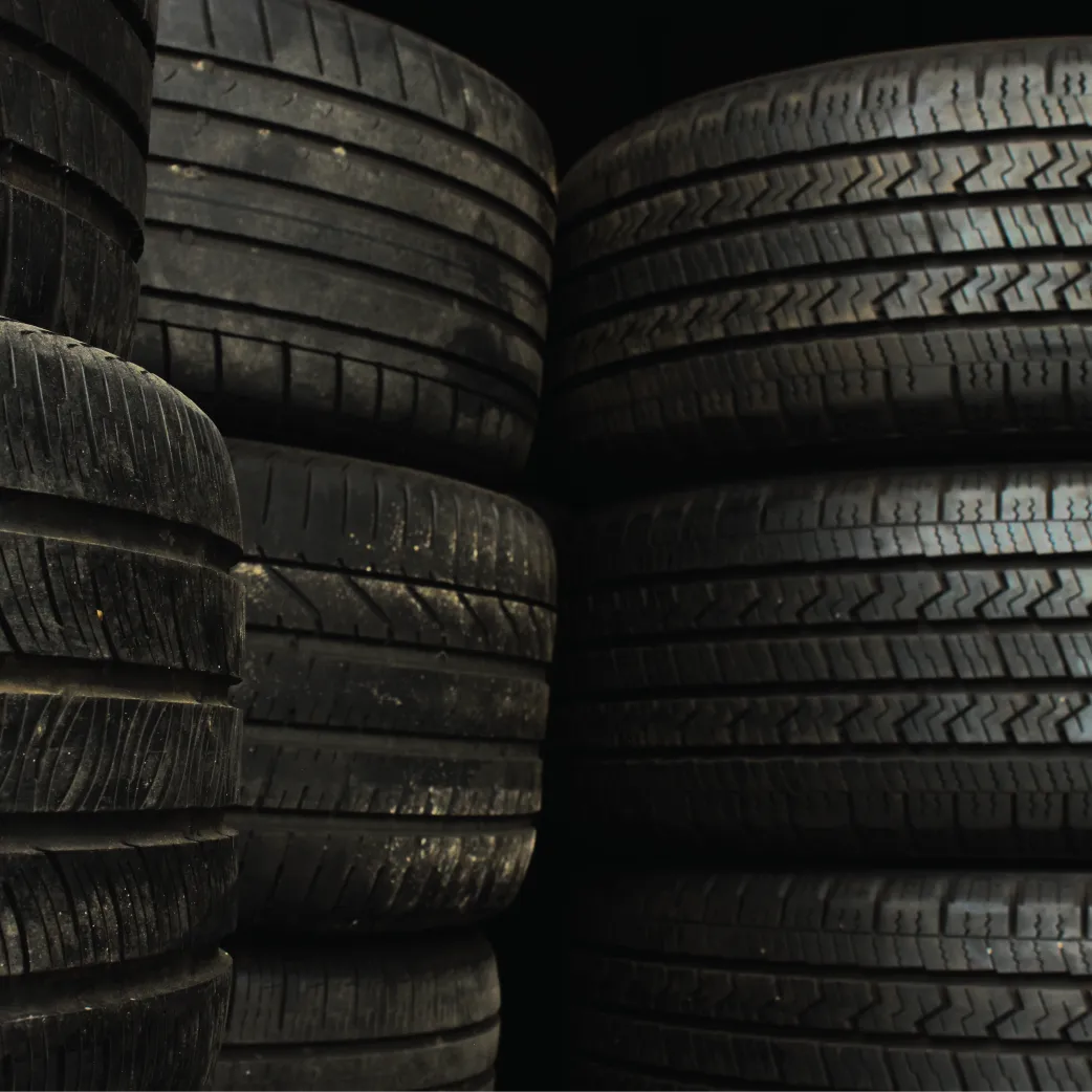 Stacks of tires