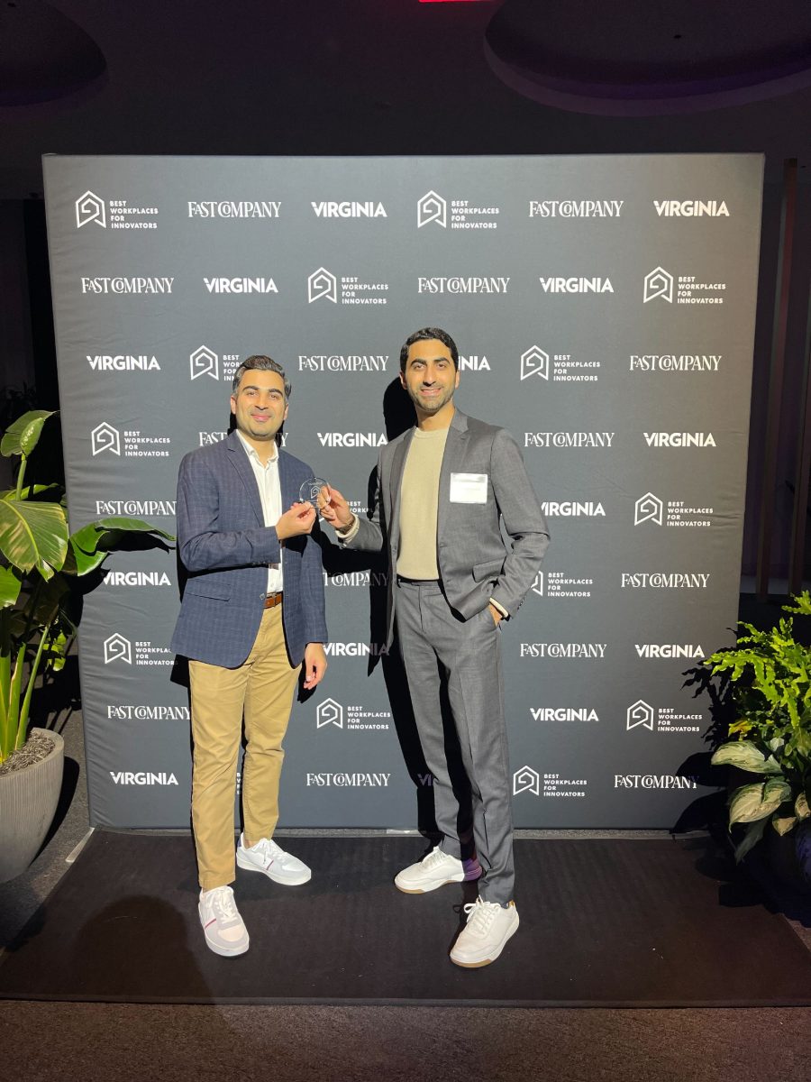 Accepting the Fast Company Best Workplaces for Innovators award