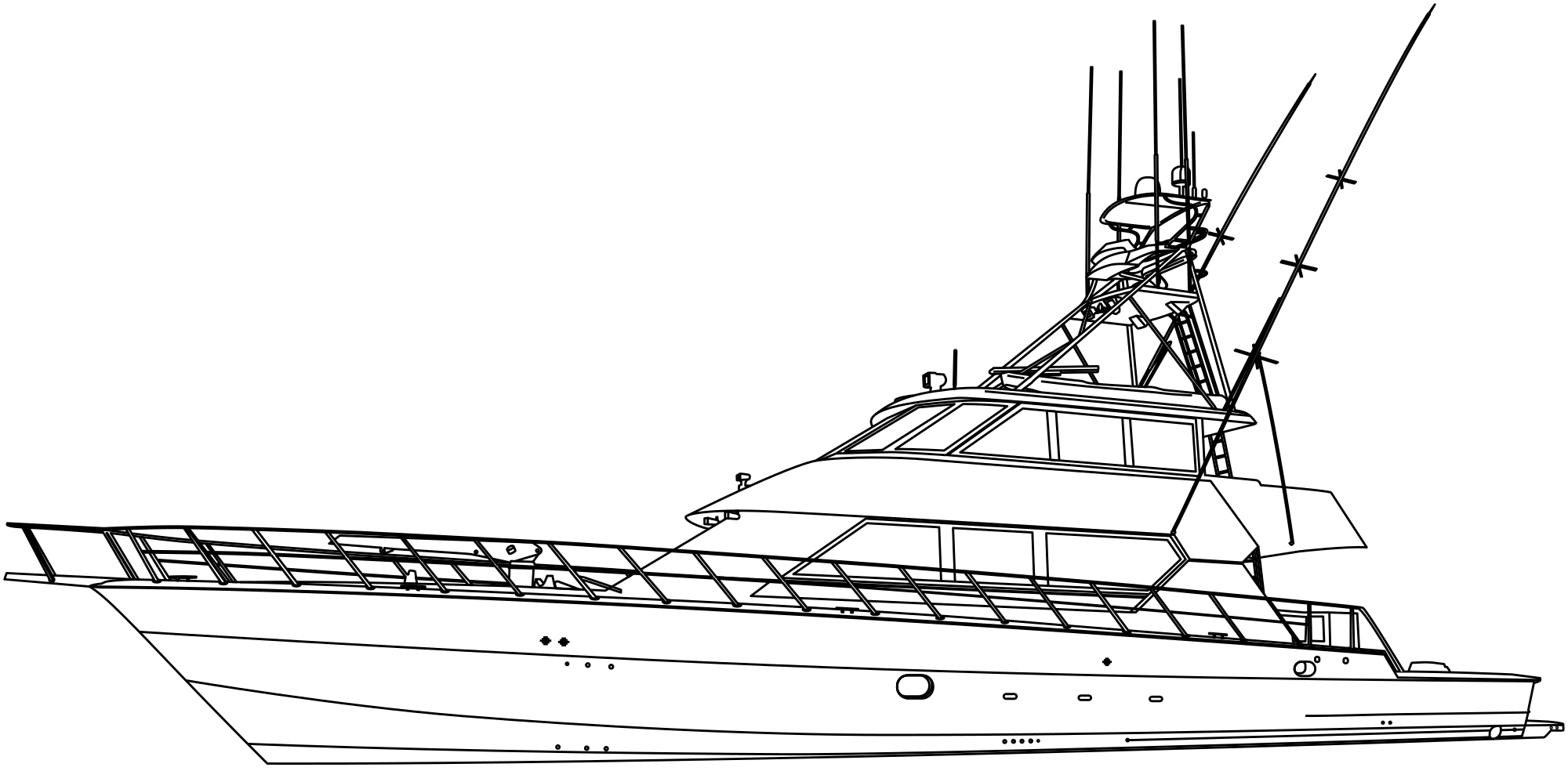 Original line artwork of Surfrider