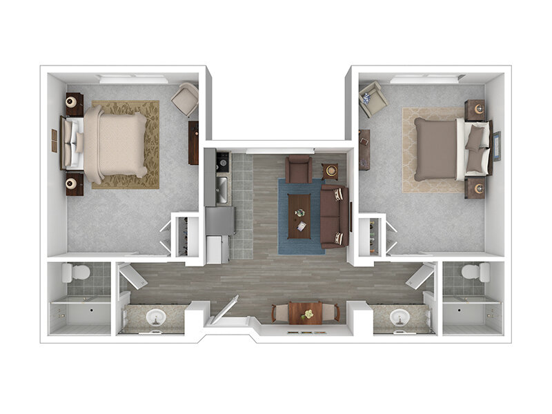 2x2B floor plan image