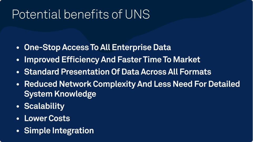 Potential benefits UNS