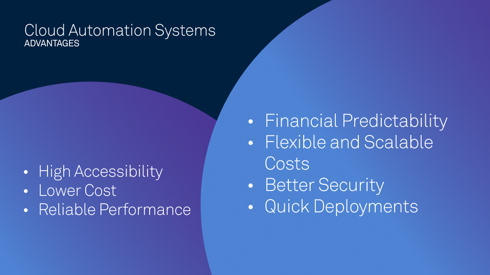 Cloud automation systems advantages