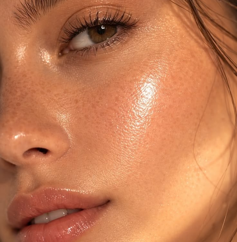 Radiant skin after custom skincare treatment at Bellazuli aesthetics Tallahassee