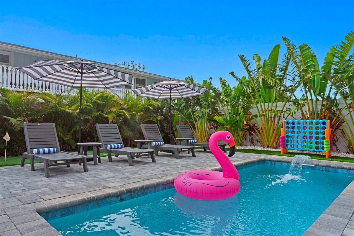 Summer House pool and patio at Florida Dreamscape