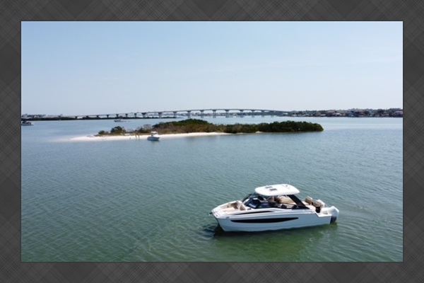 Luxury Aquila catamaran on the Gulf
