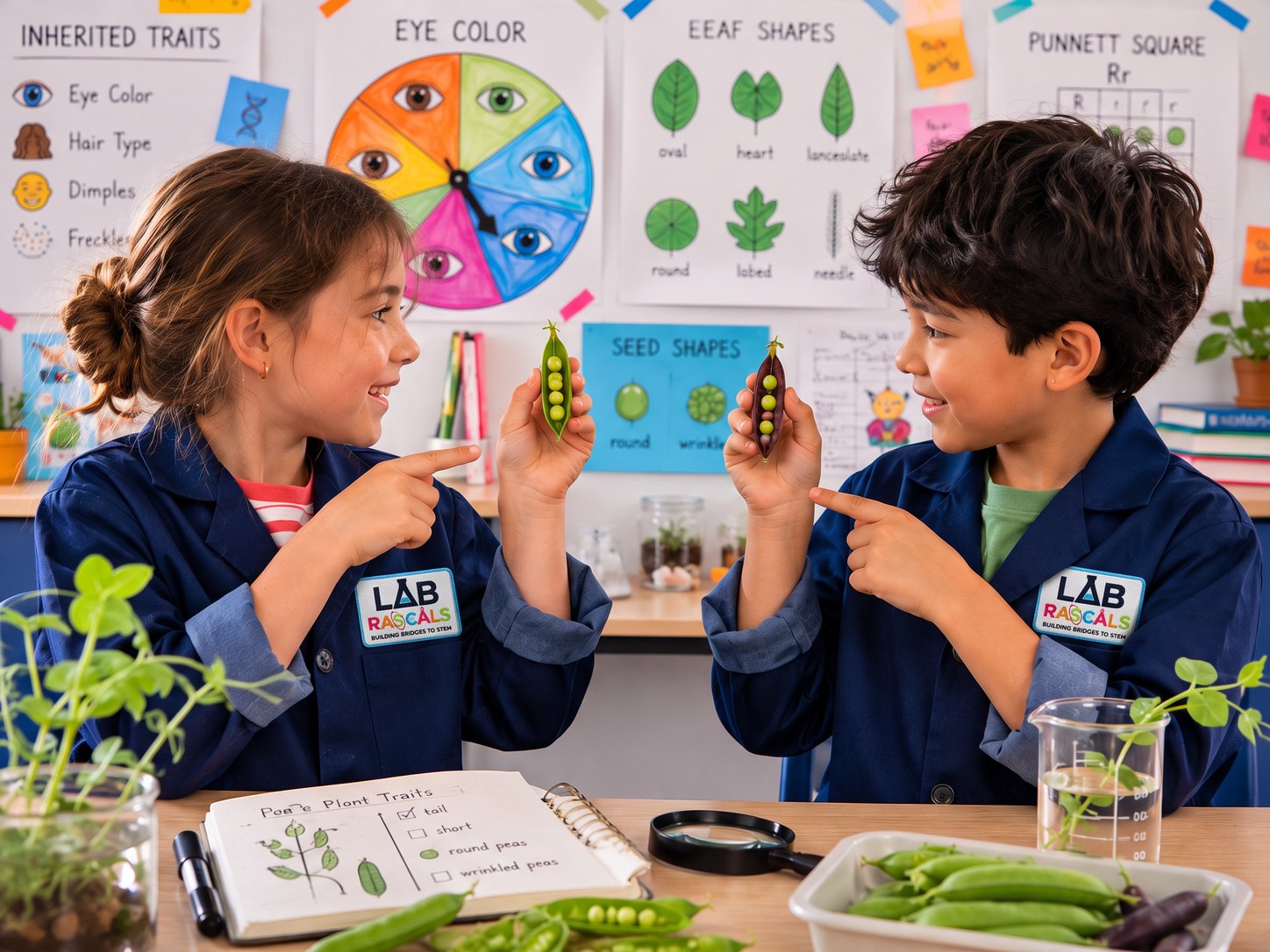 Students participating in a hands-on classroom learning activity