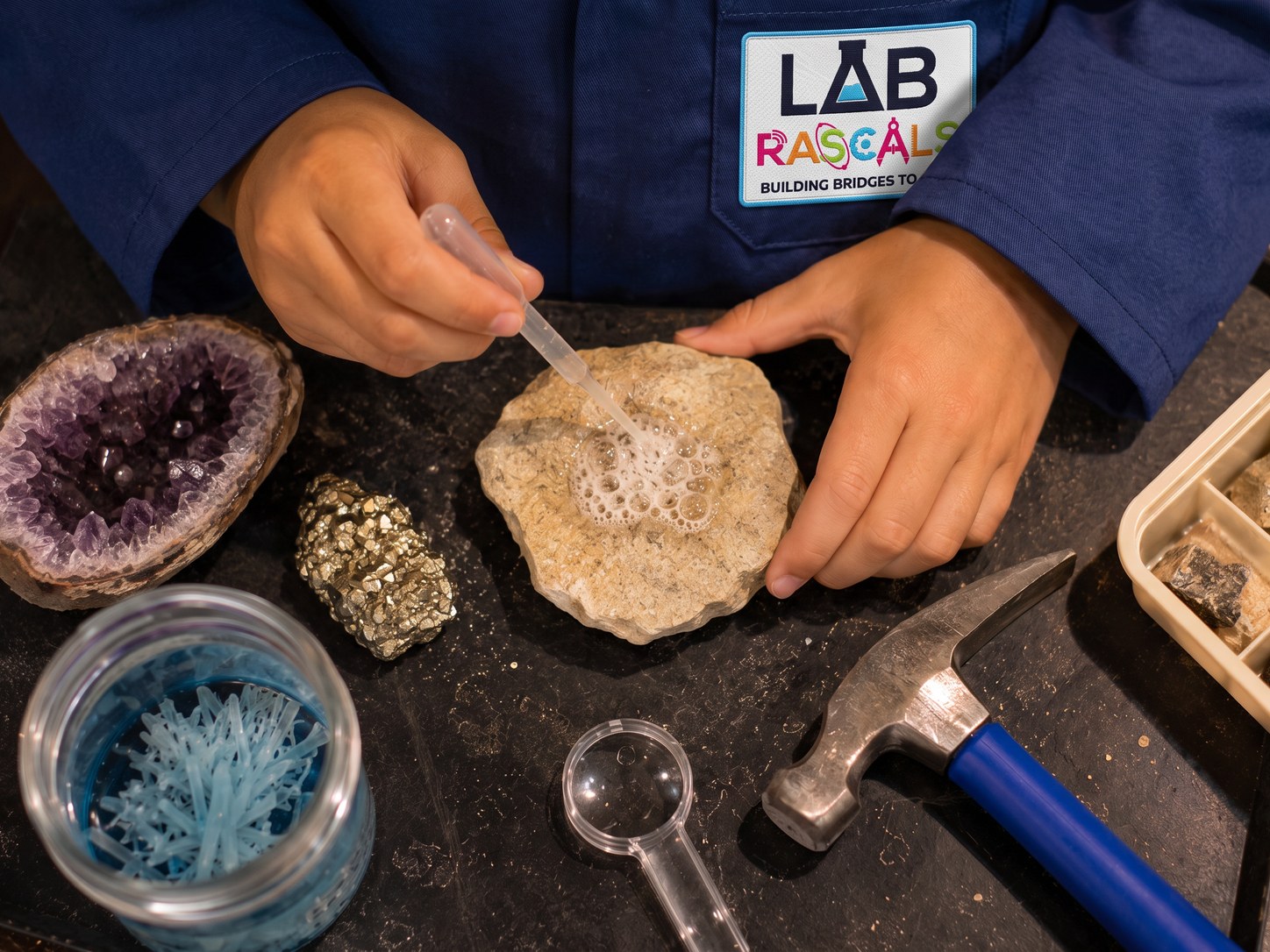 Hands-on geology science activity