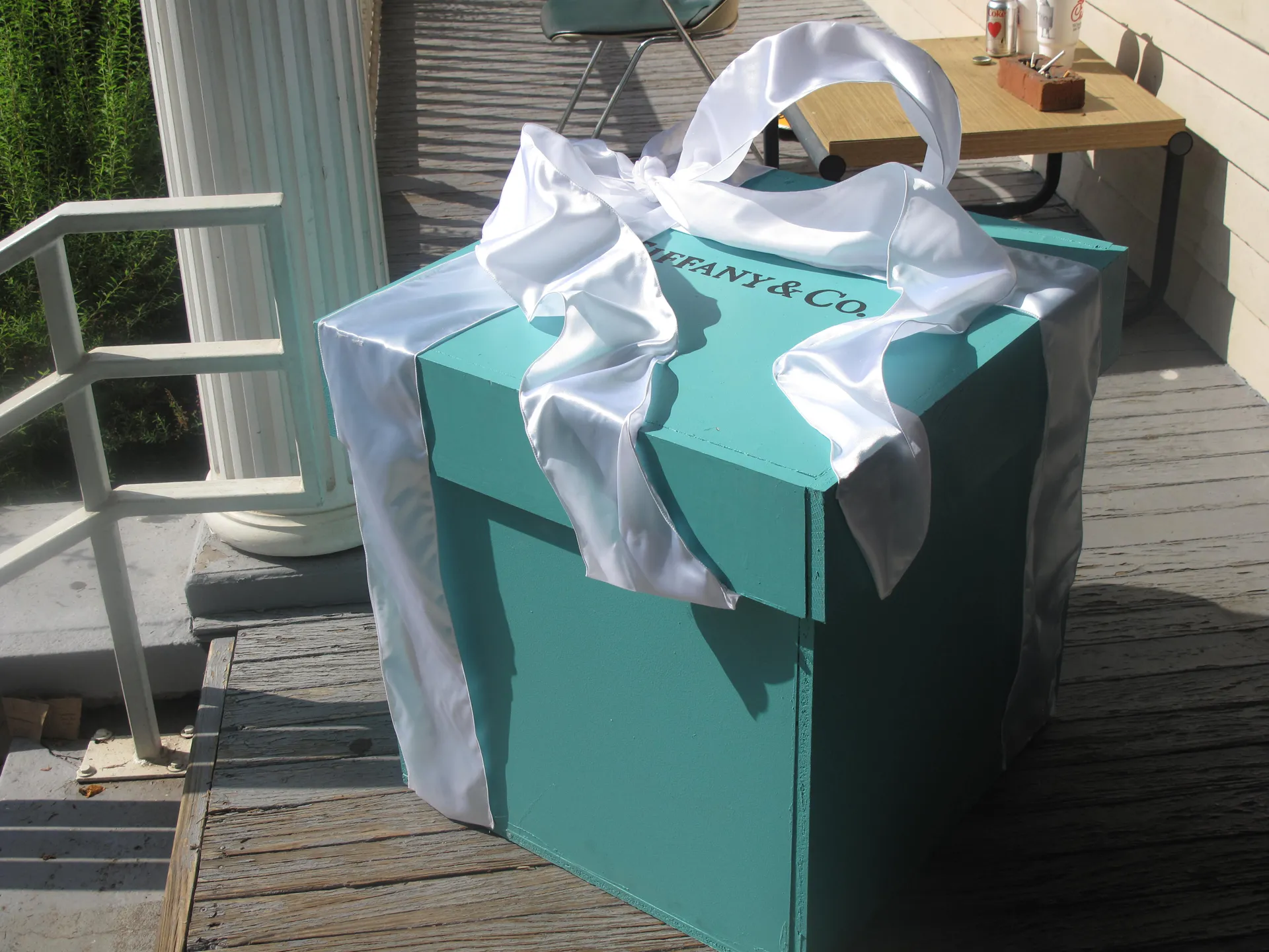 Wooden Tiffany Box
