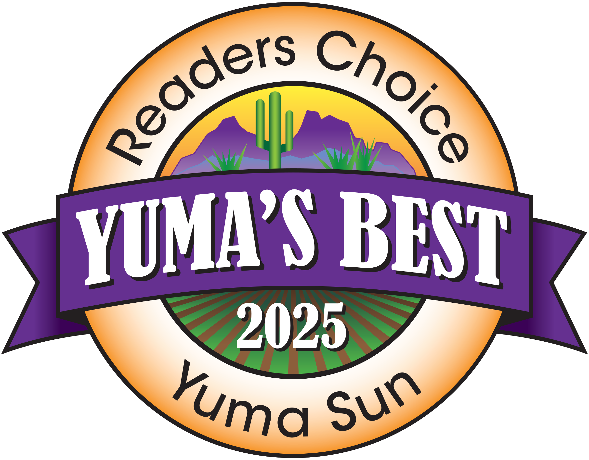 Yuma’s Best 2025 Readers Choice award badge