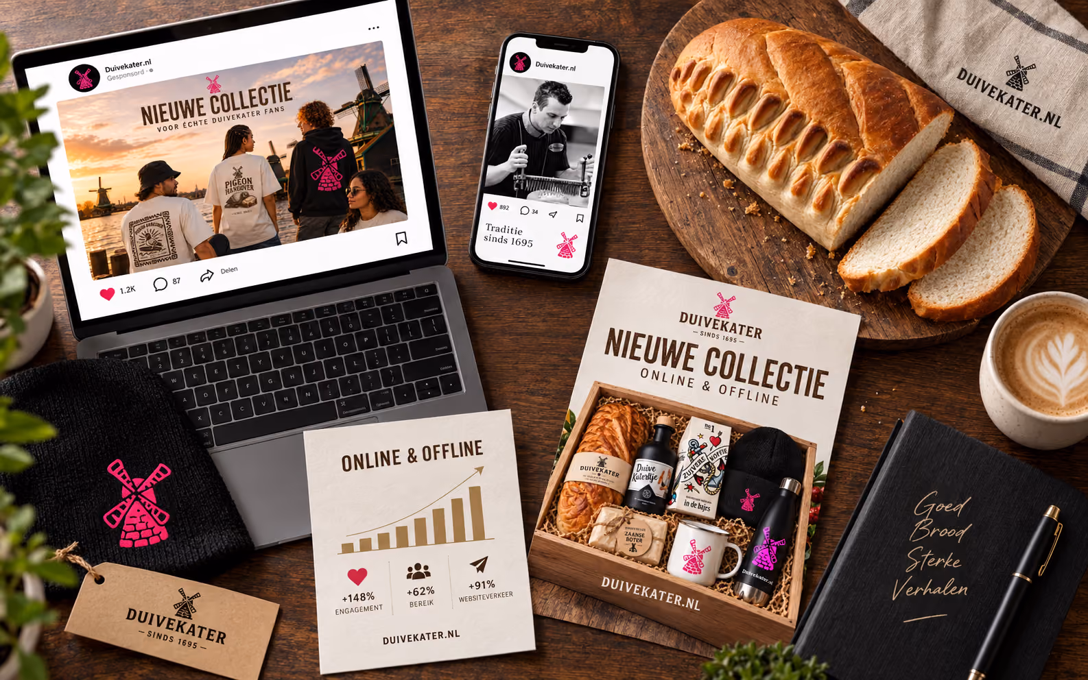 Social media content maken