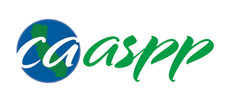 California Assessment of Student Performance and Progress logo with green and white text on a blue circle featuring a map of California.