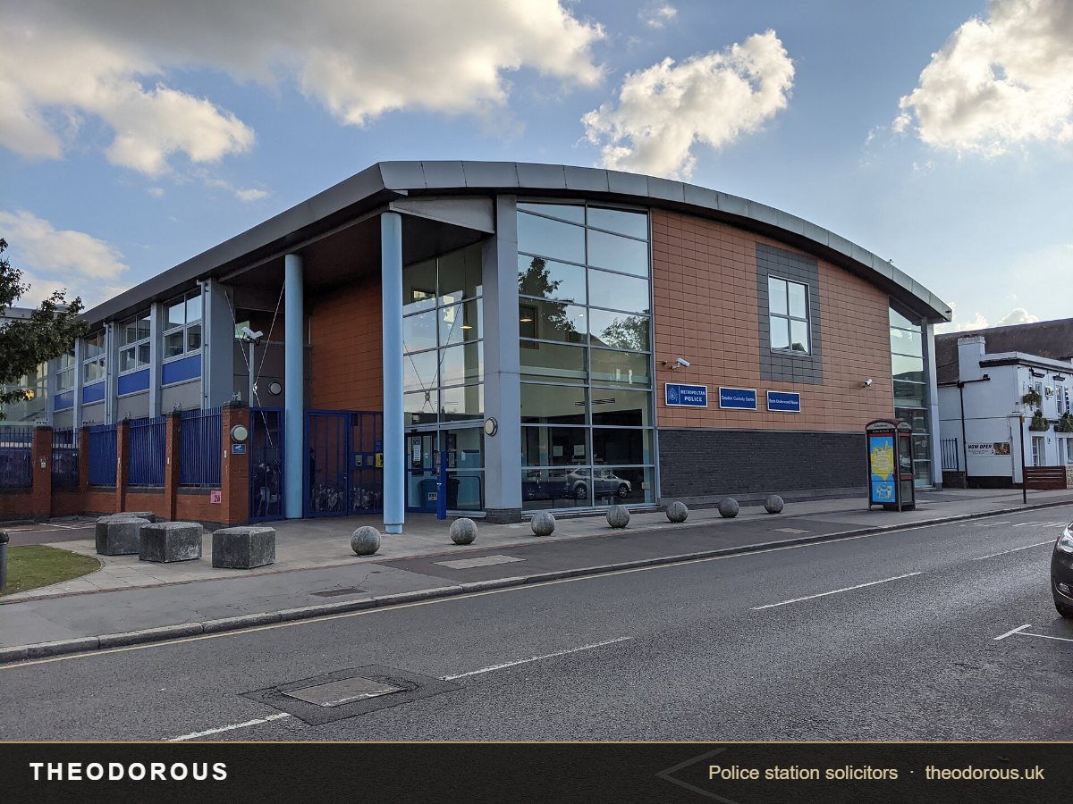 Croydon custody centre on Windmill Road, Croydon